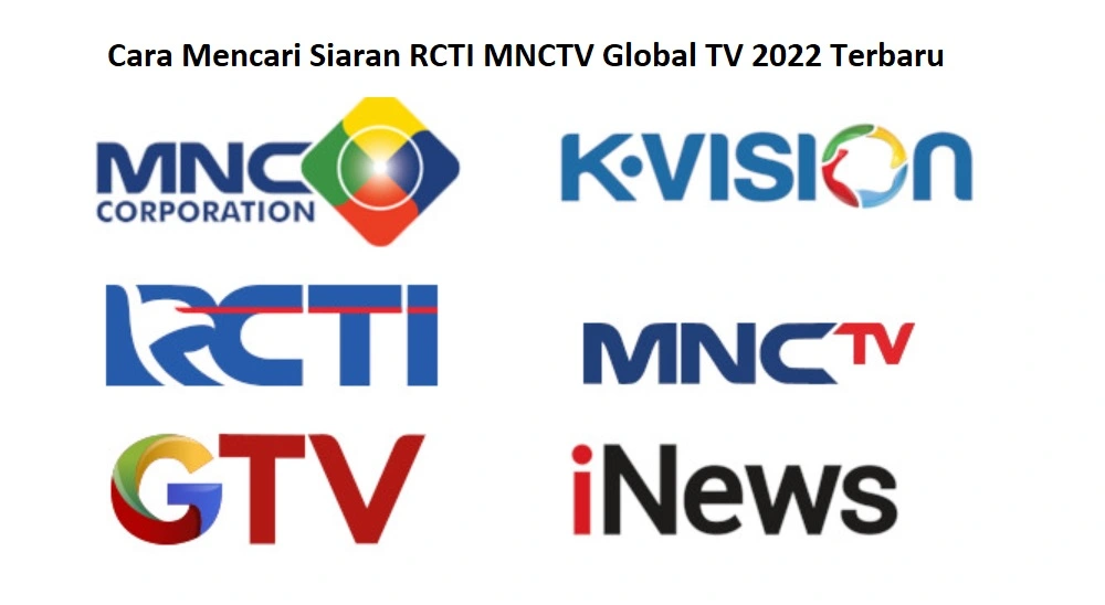 Cara mencari siaran RCTI MNCTV Global TV 2022